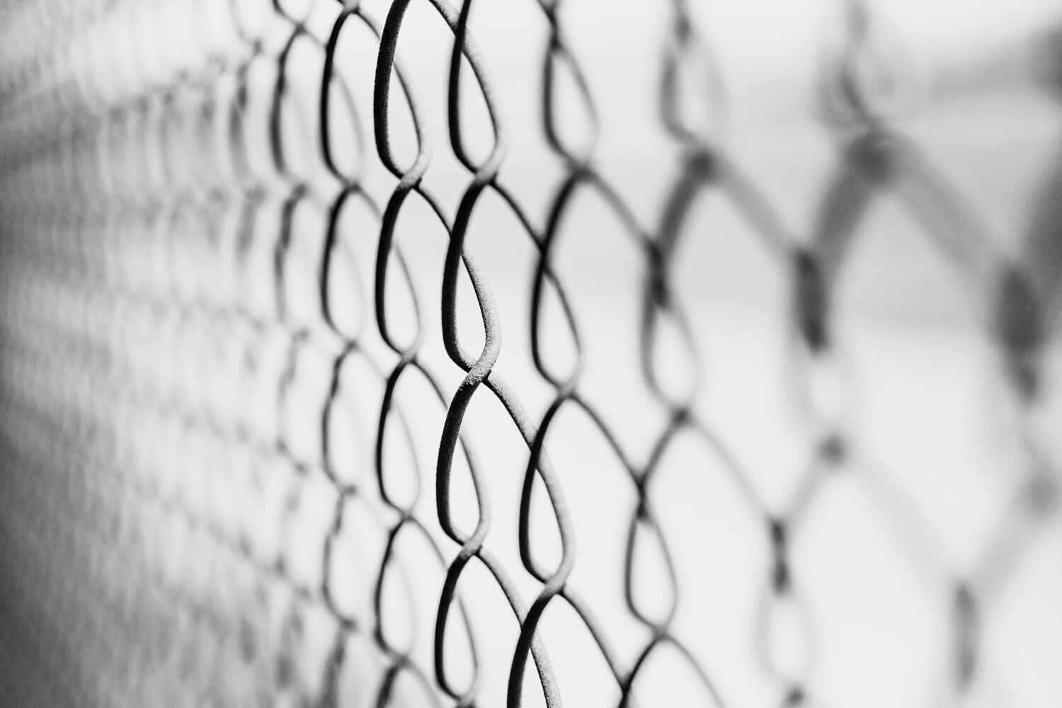 fence with shallow depth of field rule of space in photography